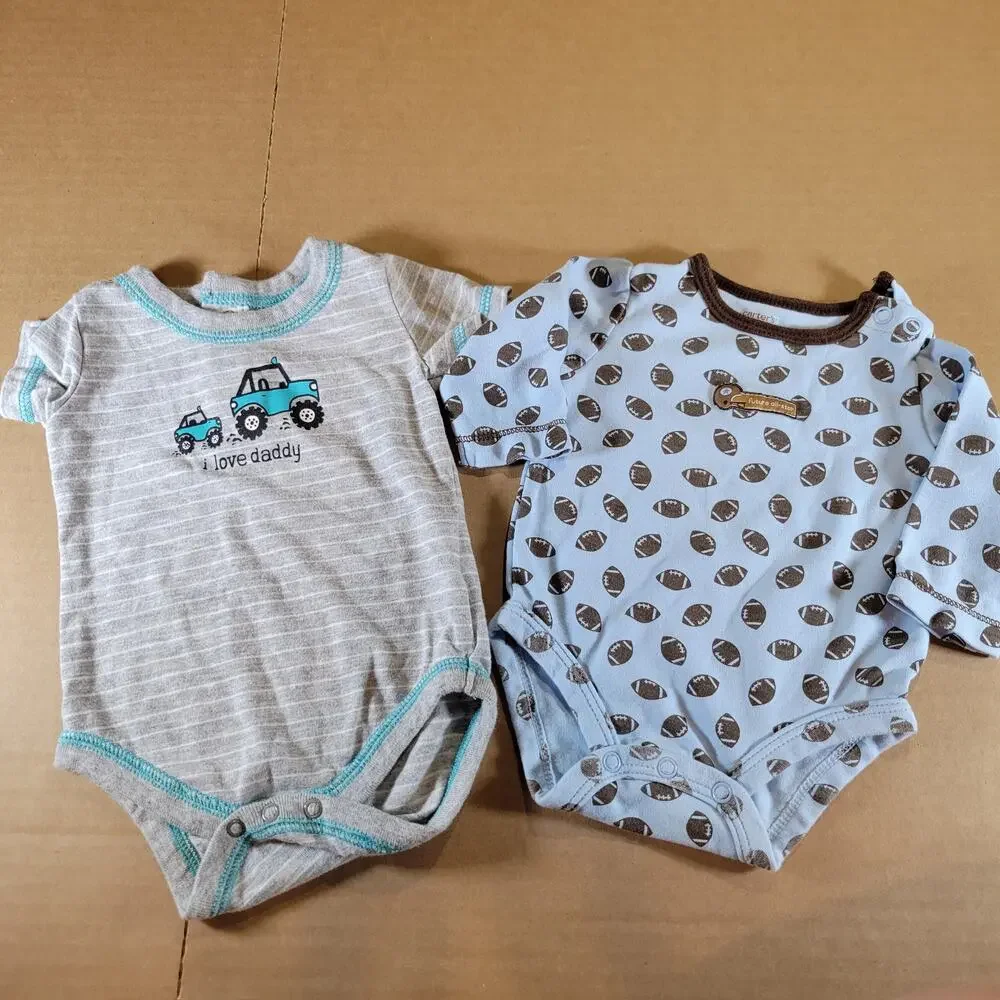 15 Assorted Baby Bodysuits 0-6 Months - Graphic Prints & Stripes Mom, Tattoos,